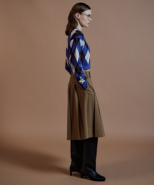MAISON SPECIAL(メゾンスペシャル)の「Pleated Shorts/プリーツショートパンツ(その他パンツ・レディース・ベージュ/グレー/ブラック・36/38)」の18枚目の写真