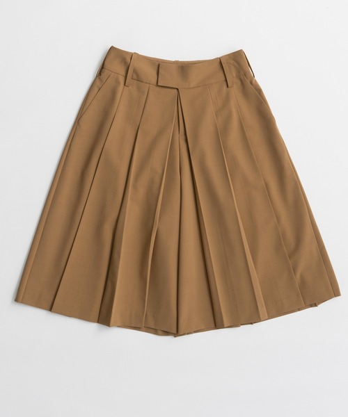 MAISON SPECIAL(メゾンスペシャル)の「Pleated Shorts/プリーツショートパンツ(その他パンツ・レディース・ベージュ/グレー/ブラック・36/38)」の20枚目の写真