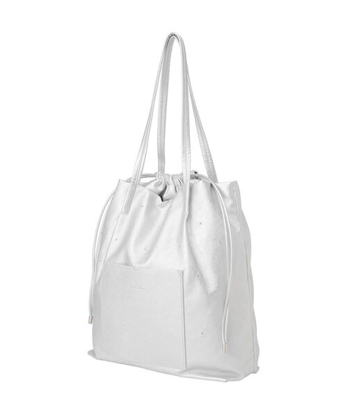 AMERICAN HOLIC(アメリカンホリック)の「スタッズポケットA4トートバッグ(トートバッグ・レディース・ブラック/シルバー/アイボリー・FREE)」の9枚目の写真