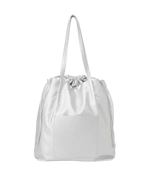 AMERICAN HOLIC(アメリカンホリック)の「スタッズポケットA4トートバッグ(トートバッグ・レディース・ブラック/シルバー/アイボリー・FREE)」の20枚目の写真