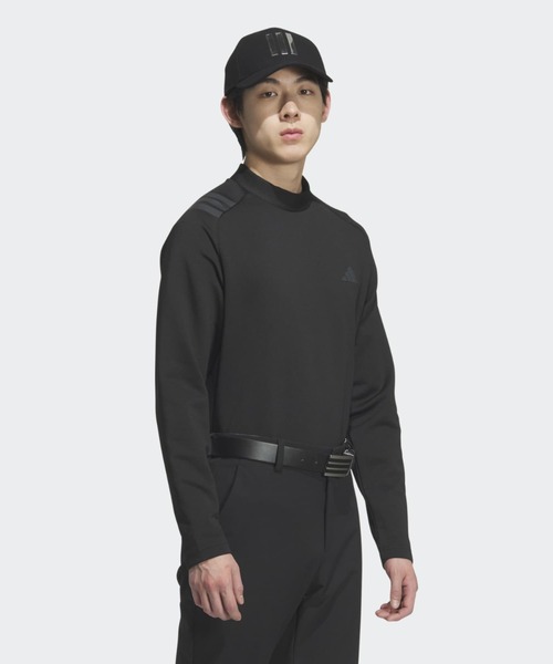adidas(アディダス)の「COLD. RDY モックネック・長袖・ポロシャツ 【adidas Golf/アディダスゴルフ】(ポロシャツ・メンズ・ブラック・XX-LARGE/SMALL/MEDIUM/3XL/LARGE/X-LARGE)」の3枚目の写真