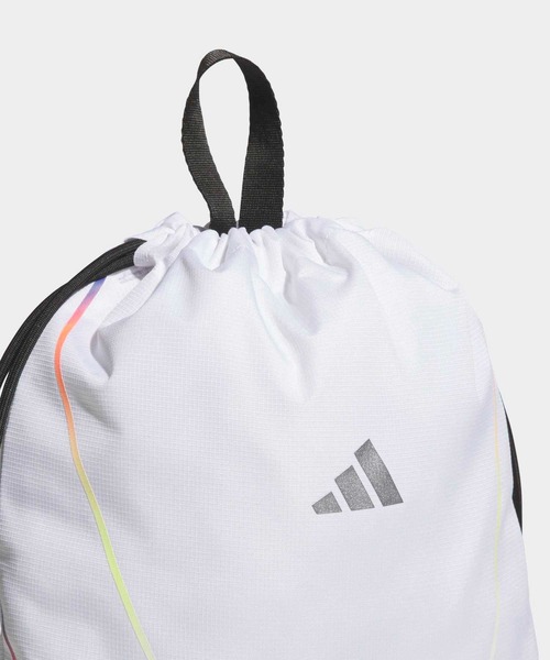 adidas（アディダス）の「コードカオス ナップサック【adidas Golf/アディダスゴルフ】（エコバッグ/サブバッグ・メンズ・ホワイト・FREE）」の3枚目の写真