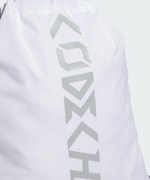 adidas（アディダス）の「コードカオス ナップサック【adidas Golf/アディダスゴルフ】（エコバッグ/サブバッグ・メンズ・ホワイト・FREE）」の4枚目の写真