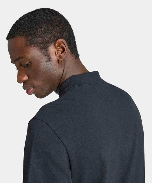 adidas(アディダス)の「トレフォイル エッセンシャルズ ポロ半袖Tシャツ / アディダスオリジナルス adidas Originals(ポロシャツ・メンズ・ブラック・XX-LARGE/3XL/LARGE/X-SMALL/X-LARGE/SMALL/MEDIUM)」の4枚目の写真