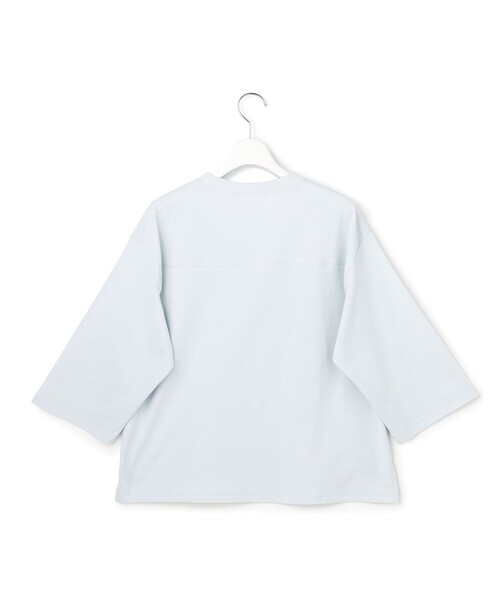 23区 S（ニジュウサンクチイサイサイズ）の「リラックス ロゴTシャツ（Tシャツ/カットソー・レディース・スカイブルー系/ライトグレー系/ホワイト系/ダークブラウン系・32）」の10枚目の写真