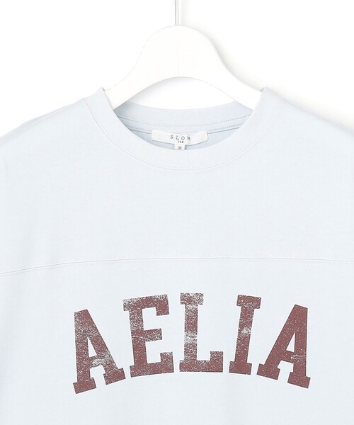 23区 S（ニジュウサンクチイサイサイズ）の「リラックス ロゴTシャツ（Tシャツ/カットソー・レディース・スカイブルー系/ライトグレー系/ホワイト系/ダークブラウン系・32）」の11枚目の写真