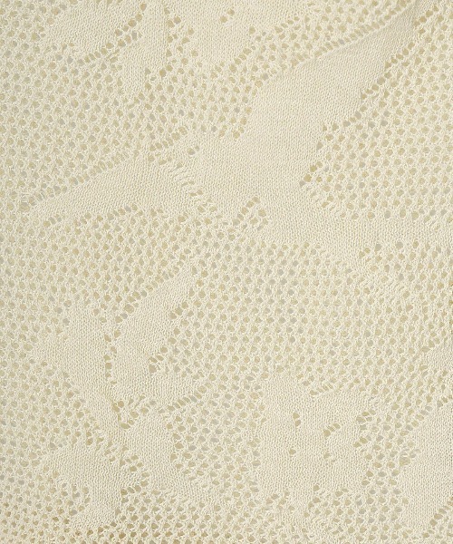 CREDONA(クレドナ)の「LACE KNIT TOPS/レースニットトップス(ニット/セーター・レディース・ネイビー/ライトイエロー・FREE)」の19枚目の写真