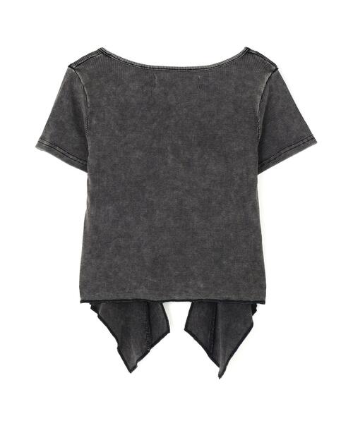 B'2nd(ビーセカンド)の「MAVYTH/メヴィス/FRONT ZIP SHORT TOPS(Tシャツ/カットソー・レディース・ブラック/ホワイト・F)」の3枚目の写真