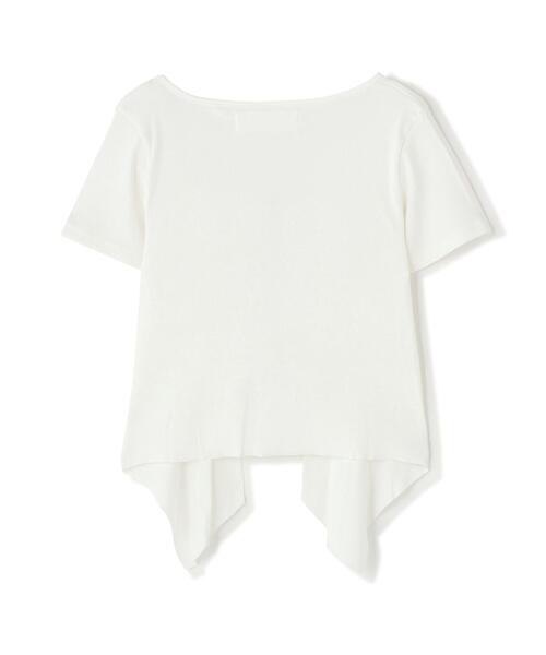 B'2nd(ビーセカンド)の「MAVYTH/メヴィス/FRONT ZIP SHORT TOPS(Tシャツ/カットソー・レディース・ブラック/ホワイト・F)」の5枚目の写真