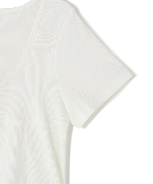 B'2nd(ビーセカンド)の「MAVYTH/メヴィス/FRONT ZIP SHORT TOPS(Tシャツ/カットソー・レディース・ブラック/ホワイト・F)」の7枚目の写真