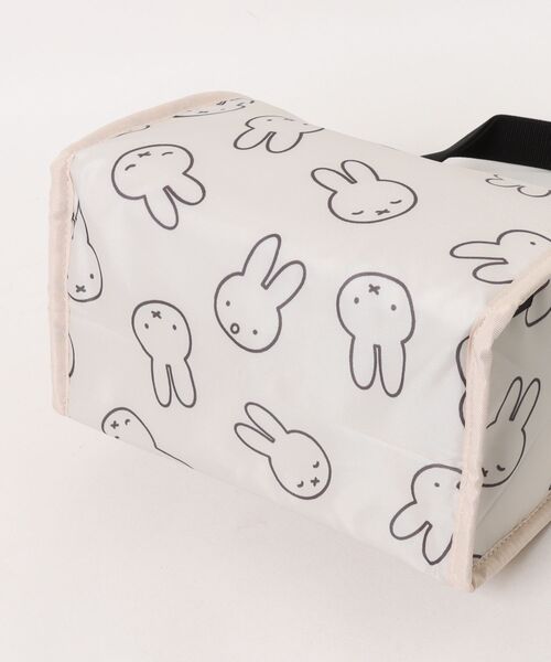 Dick Bruna（ディックブルーナ）の「MIFFY LARGE FACE 保冷保温 ランチバッグ（トートバッグ・レディース・ブラック/アイボリー・FREE）」の4枚目の写真