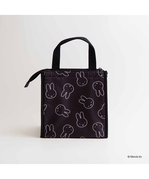 Dick Bruna（ディックブルーナ）の「MIFFY LARGE FACE 保冷保温 ランチバッグ（トートバッグ・レディース・ブラック/アイボリー・FREE）」の10枚目の写真
