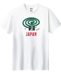 NIPOP(ニポップ) 半袖Tシャツ 蚊取り線香 イラスト ロゴ プリント インバウンド お土産 トップス カットソー レディース ユニセックス