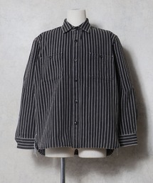 HOUSTON ヒューストン VINTAGE VIYELLA SHIRT / ビンテージライク フェード加工 ビエラシャツ 無地 ストライプ チェック柄 オンブレチェック ブロックチェック 長袖シャツ
