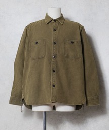 HOUSTON ヒューストン VINTAGE VIYELLA SHIRT / ビンテージライク フェード加工 ビエラシャツ 無地 ストライプ チェック柄 オンブレチェック ブロックチェック 長袖シャツ