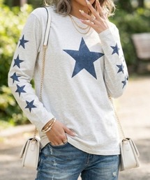 スター柄ロンTEE(M1)