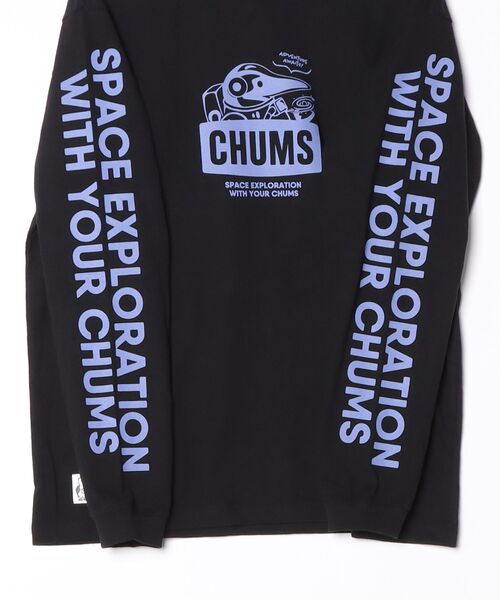 CHUMS(チャムス)の「【CHUMS】Space Booby Brushed L/S T-Shirt(Tシャツ/カットソー・メンズ・ホワイト/ブラック・MEDIUM/SMALL/LARGE)」の12枚目の写真