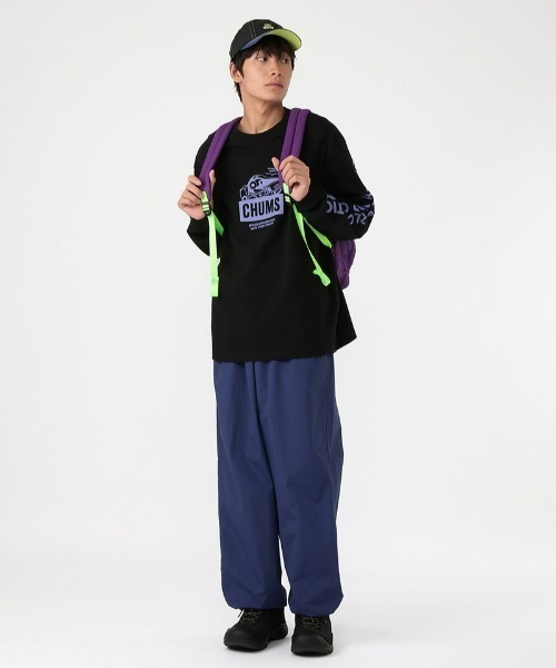 CHUMS(チャムス)の「【CHUMS】Space Booby Brushed L/S T-Shirt(Tシャツ/カットソー・メンズ・ホワイト/ブラック・MEDIUM/SMALL/LARGE)」の4枚目の写真
