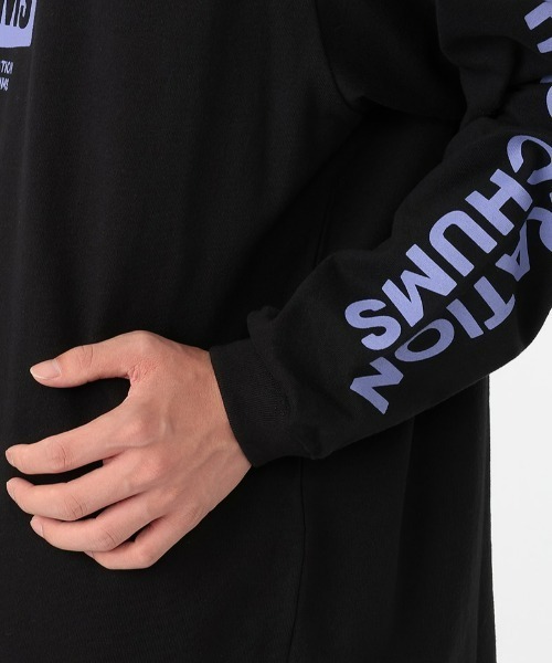 CHUMS(チャムス)の「【CHUMS】Space Booby Brushed L/S T-Shirt(Tシャツ/カットソー・メンズ・ホワイト/ブラック・MEDIUM/SMALL/LARGE)」の8枚目の写真