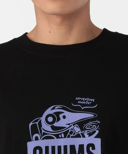 CHUMS(チャムス)の「【CHUMS】Space Booby Brushed L/S T-Shirt(Tシャツ/カットソー・メンズ・ホワイト/ブラック・MEDIUM/SMALL/LARGE)」の6枚目の写真
