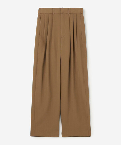 Morris & Sons(モリスアンドサンズ)の「MORRIS & SONS | 3タック ワイドパンツ WOMEN(スラックス・レディース・グレー/ブラック/ブラウン・1/0)」の11枚目の写真
