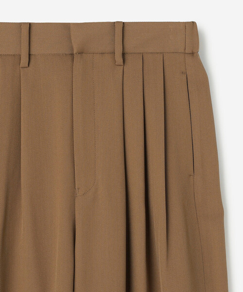 Morris & Sons(モリスアンドサンズ)の「MORRIS & SONS | 3タック ワイドパンツ WOMEN(スラックス・レディース・グレー/ブラック/ブラウン・1/0)」の13枚目の写真