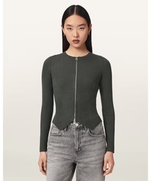 CRUZ DUAL ZIP RIBBED CARDIGAN | CRUZ DUAL ジップ リブ カーディガン