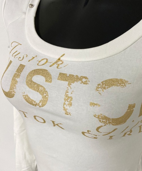 non-hedge（ノンヘッジ）の「スタッズロゴロンT（Tシャツ/カットソー・レディース・イエロー/ネイビー/グレー/オフホワイト・FREE）」の7枚目の写真