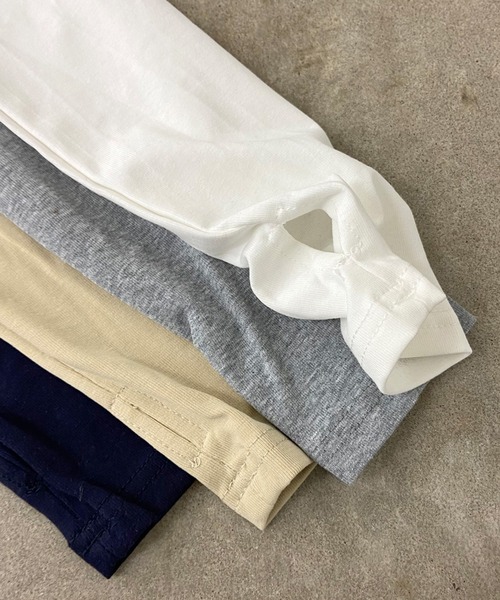 non-hedge（ノンヘッジ）の「スタッズロゴロンT（Tシャツ/カットソー・レディース・イエロー/ネイビー/グレー/オフホワイト・FREE）」の16枚目の写真
