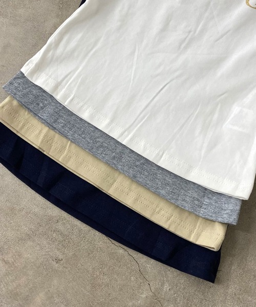 non-hedge（ノンヘッジ）の「スタッズロゴロンT（Tシャツ/カットソー・レディース・イエロー/ネイビー/グレー/オフホワイト・FREE）」の17枚目の写真