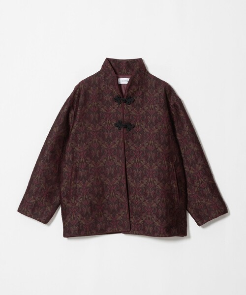 BEAUTY&YOUTH UNITED ARROWS(ビューティーアンドユースユナイテッドアローズ)の「チャイナボタン ジャガード ブルゾン(その他アウター・レディース・ダークブラウン・M/S)」の1枚目の写真