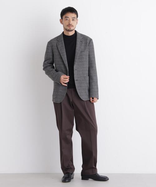 NANO universe(ナノユニバース)の「「DamerinoJacket」LANATEC(R) グレンチェックツイードジャケット(テーラードジャケット・メンズ・グレー・S/M/L)」の6枚目の写真
