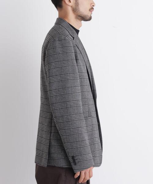 NANO universe(ナノユニバース)の「「DamerinoJacket」LANATEC(R) グレンチェックツイードジャケット(テーラードジャケット・メンズ・グレー・S/M/L)」の10枚目の写真