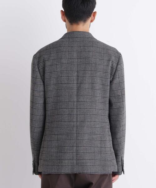 NANO universe(ナノユニバース)の「「DamerinoJacket」LANATEC(R) グレンチェックツイードジャケット(テーラードジャケット・メンズ・グレー・S/M/L)」の11枚目の写真