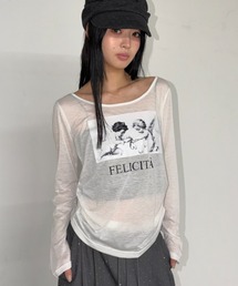 RAY CASSIN | ロゴシアーTシャツ(Tシャツ/カットソー)