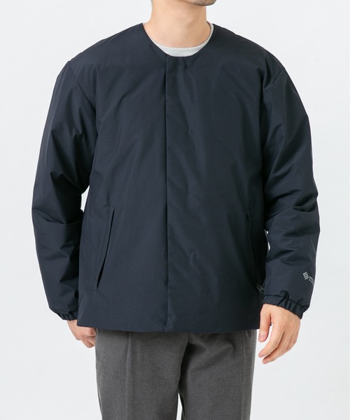 URBAN RESEARCH ROSSO MEN(アーバンリサーチロッソメン)の「『別注』+phenix WINDSTOPPER by GORE-TEX LABS ノーカラーダウンジャケット(ダウンジャケット/コート・メンズ・ブラック/ネイビー・SMALL/MEDIUM/LARGE/X-LARGE)」の6枚目の写真