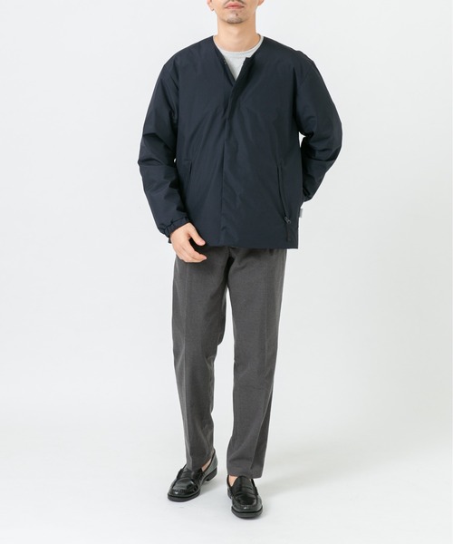 URBAN RESEARCH ROSSO MEN(アーバンリサーチロッソメン)の「『別注』+phenix WINDSTOPPER by GORE-TEX LABS ノーカラーダウンジャケット(ダウンジャケット/コート・メンズ・ブラック/ネイビー・SMALL/MEDIUM/LARGE/X-LARGE)」の9枚目の写真