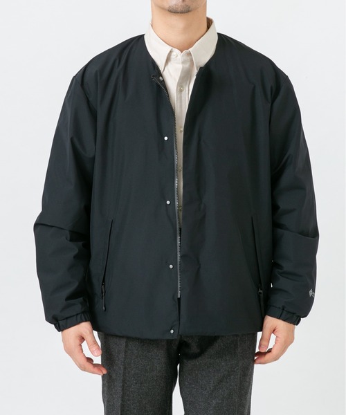 URBAN RESEARCH ROSSO MEN(アーバンリサーチロッソメン)の「『別注』+phenix WINDSTOPPER by GORE-TEX LABS ノーカラーダウンジャケット(ダウンジャケット/コート・メンズ・ブラック/ネイビー・SMALL/MEDIUM/LARGE/X-LARGE)」の12枚目の写真