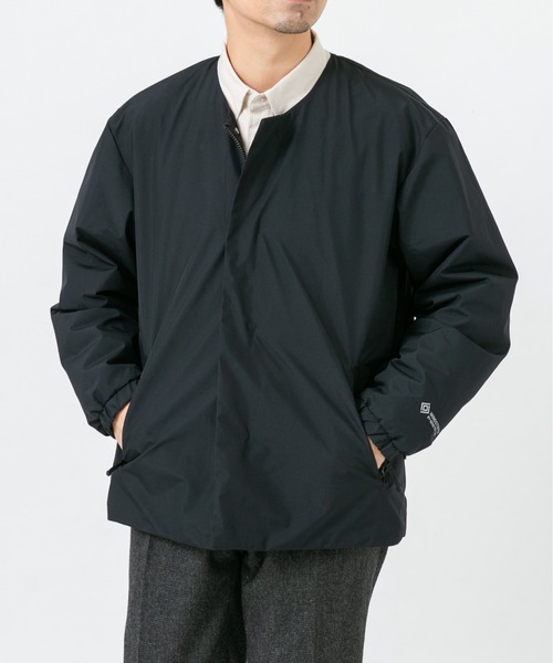 URBAN RESEARCH ROSSO MEN(アーバンリサーチロッソメン)の「『別注』+phenix WINDSTOPPER by GORE-TEX LABS ノーカラーダウンジャケット(ダウンジャケット/コート・メンズ・ブラック/ネイビー・SMALL/MEDIUM/LARGE/X-LARGE)」の13枚目の写真