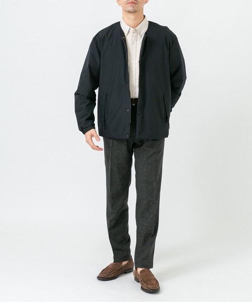 URBAN RESEARCH ROSSO MEN(アーバンリサーチロッソメン)の「『別注』+phenix WINDSTOPPER by GORE-TEX LABS ノーカラーダウンジャケット(ダウンジャケット/コート・メンズ・ブラック/ネイビー・SMALL/MEDIUM/LARGE/X-LARGE)」の14枚目の写真