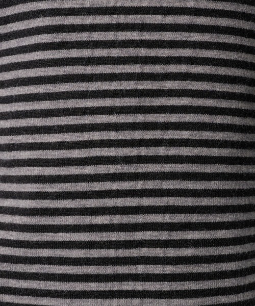 WISH FOR EVER(ウィッシュフォーエバー)の「BORDER KNIT LONG SLEEVE TEE/ボーダーニットロングスリーブT(ニット/セーター・メンズ・ネイビー系/ブラック/グレー×ピンク/チャコールグレー・SMALL/LARGE/MEDIUM)」の16枚目の写真