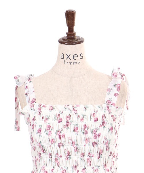 axes femme(アクシーズファム)の「ミニローズプリントチュニック(チュニック・レディース・キナリ・FREE)」の18枚目の写真
