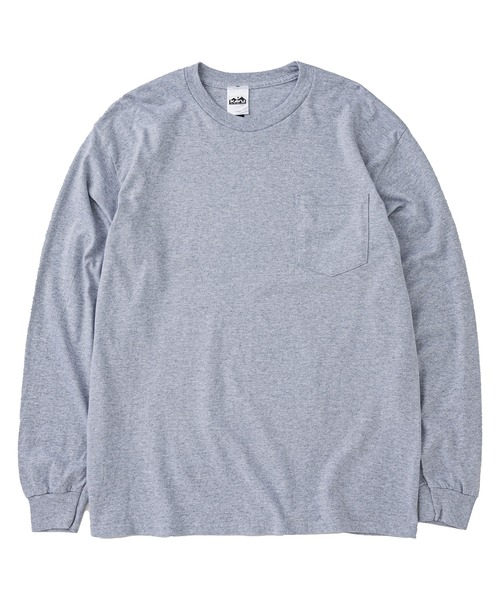 KAVU(カブー)の「KAVU/カブー Pocket 4C LS Tee/ポケット 4C ロングスリーブ Tシャツ(Tシャツ/カットソー・メンズ・グレー/ホワイト・LARGE/X-LARGE/MEDIUM)」の6枚目の写真