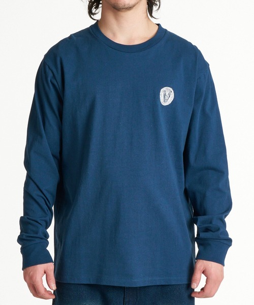 VOLCOM(ボルコム)の「VOLCOM メンズ SKATE VITALS LS ロンT 【2026年秋冬モデル】/ボルコム長袖バックプリントロンT(Tシャツ/カットソー・メンズ・ブラック系その他/ネイビー/ホワイト・MEDIUM/LARGE/X-LARGE)」の10枚目の写真