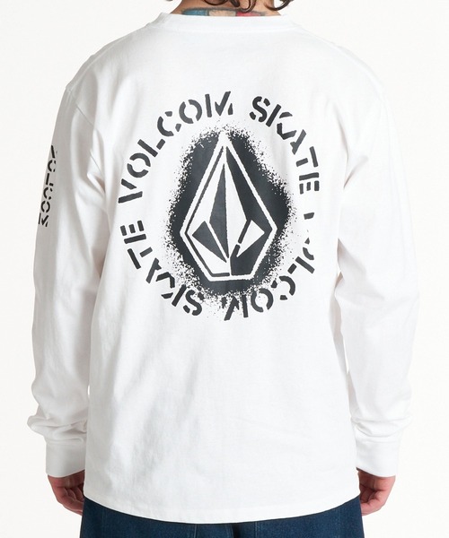 VOLCOM(ボルコム)の「VOLCOM メンズ SKATE VITALS LS ロンT 【2026年秋冬モデル】/ボルコム長袖バックプリントロンT(Tシャツ/カットソー・メンズ・ブラック系その他/ネイビー/ホワイト・MEDIUM/LARGE/X-LARGE)」の21枚目の写真