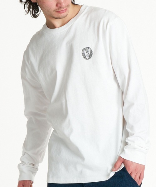 VOLCOM(ボルコム)の「VOLCOM メンズ SKATE VITALS LS ロンT 【2026年秋冬モデル】/ボルコム長袖バックプリントロンT(Tシャツ/カットソー・メンズ・ブラック系その他/ネイビー/ホワイト・MEDIUM/LARGE/X-LARGE)」の22枚目の写真