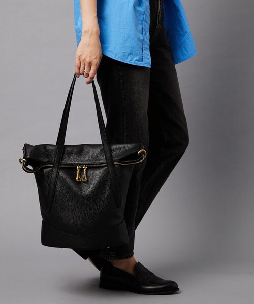 TOFF&LOADSTONE(トフアンドロードストーン)の「Wing tote (ウィング トート)(トートバッグ・レディース・ホワイト系/サンドベージュ/ブラック・00)」の17枚目の写真