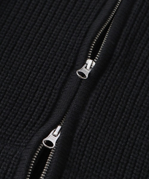 U.S. POLO ASSN.（ユーエスポロアッスン）の「【U.S. POLO ASSN./ユーエスポロアッスン】別注 ジップアップ ショートニットパーカー（ニット/セーター・メンズ・ブルー/レッド/ブラック/ネイビー/杢グレー/アイボリー・S/LL/M/L）」の15枚目の写真