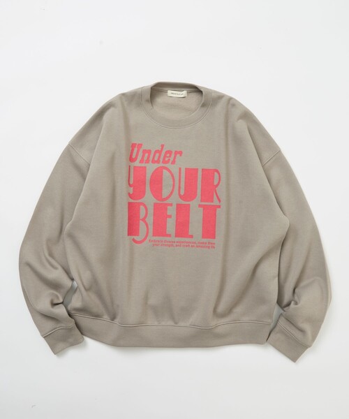 FREAK'S STORE(フリークスストア)の「限定展開 クラック加工ロゴ クルーネック スウェト(スウェット・メンズ・チャコールグレー/ベージュ/ネイビー/アッシュグレー・LARGE/MEDIUM/SMALL)」の6枚目の写真