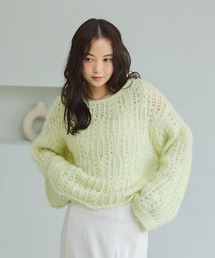 スカシヘアリーメッシュニット 1087799